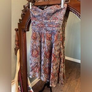 Paisley Tube Top or Mini Dress Boho Y2K babydoll